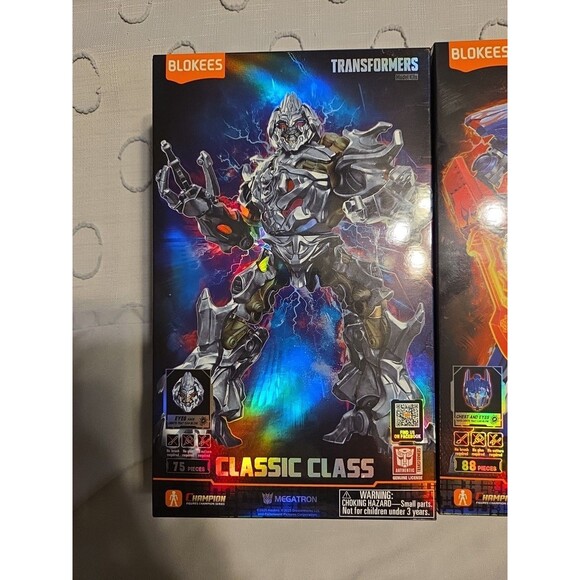 Blokees Transformers Classic Class Optimus Prime + Megatron Model Kit - Picture 2 of 10